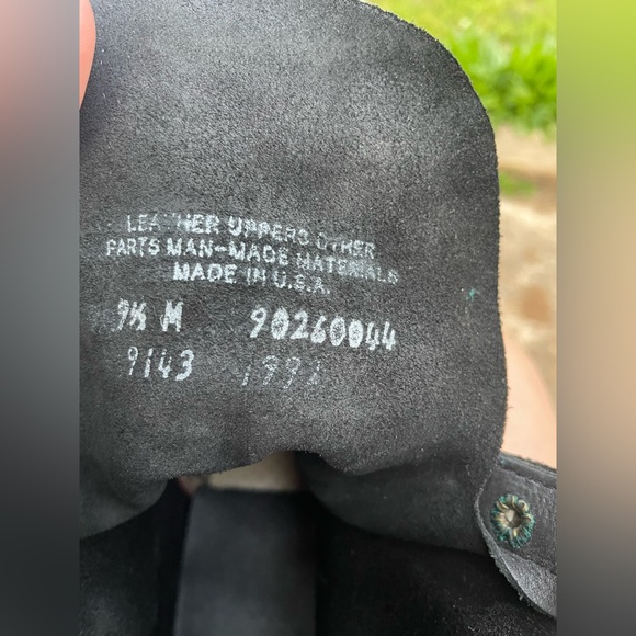 Abilene Leather Lace Up Western Packer Kiltie Boots Women’s Size 9.5 M Red Black - Picture 10 of 14